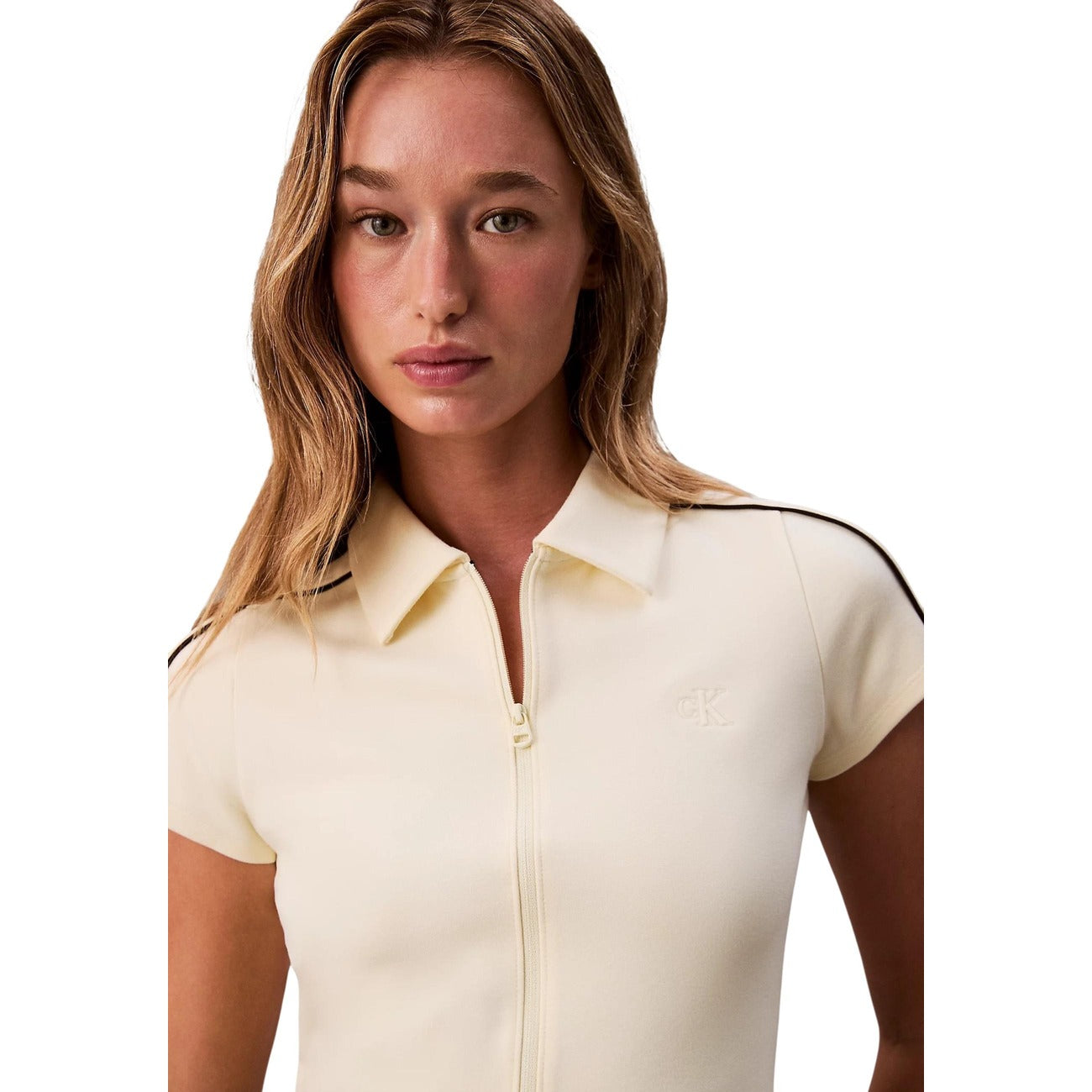 Calvin Klein Jeans T-shirt Dames Geel