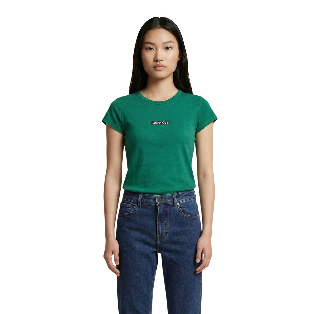 Calvin Klein Jeans T-shirt Dames Wit