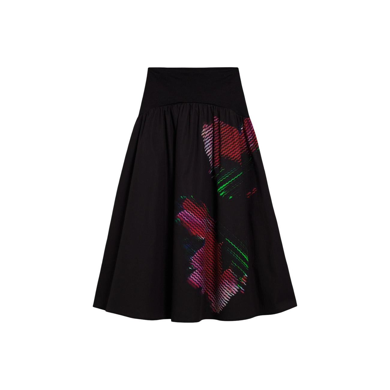 Desigual Bloemen Rok Dames Zwart
