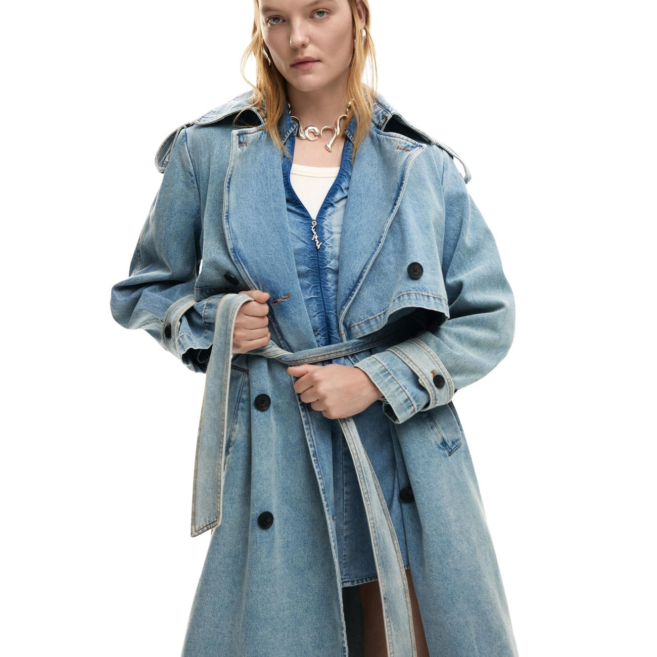 Desigual Jack Dames Lichtblauw