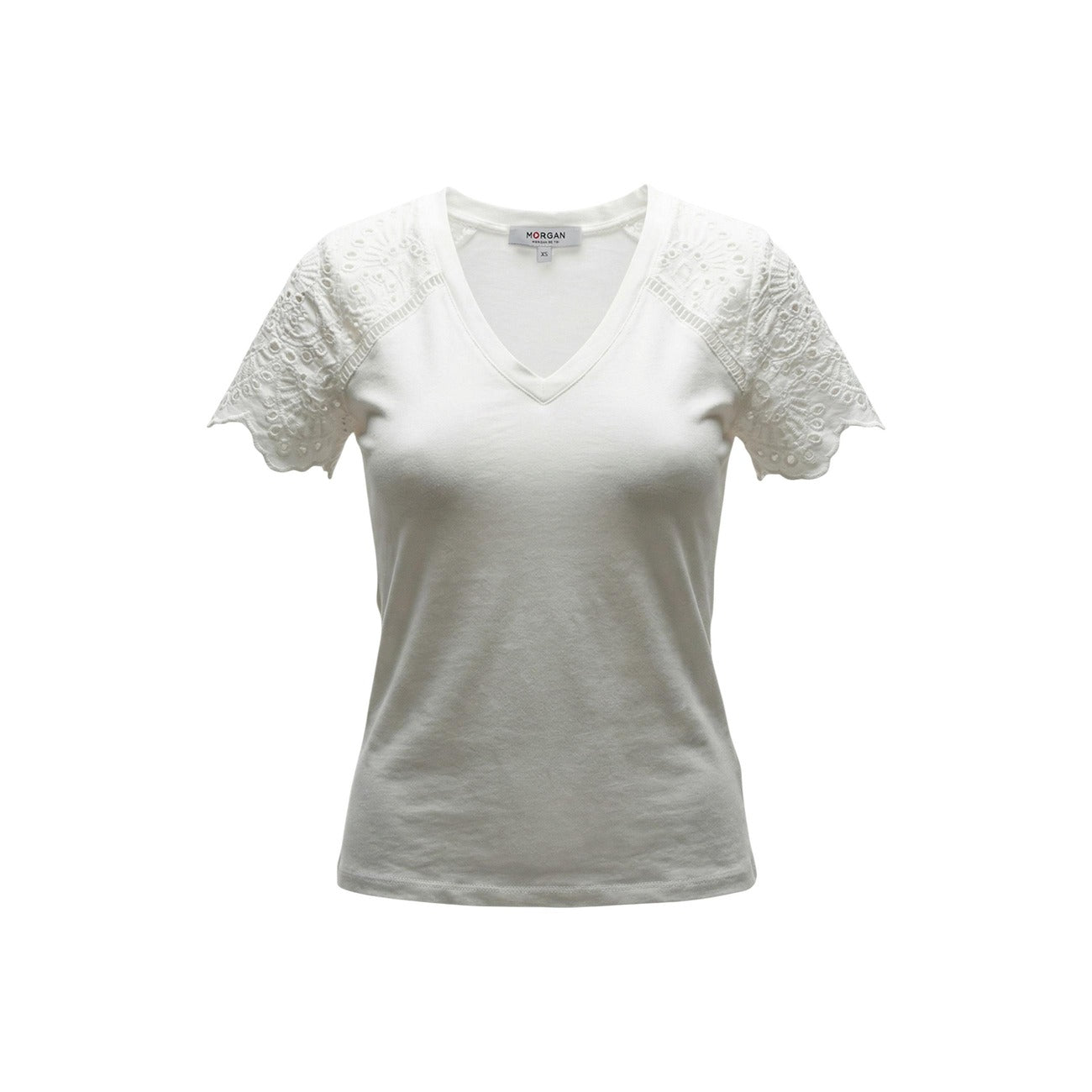 Morgan De Toi T-shirt Dames Wit
