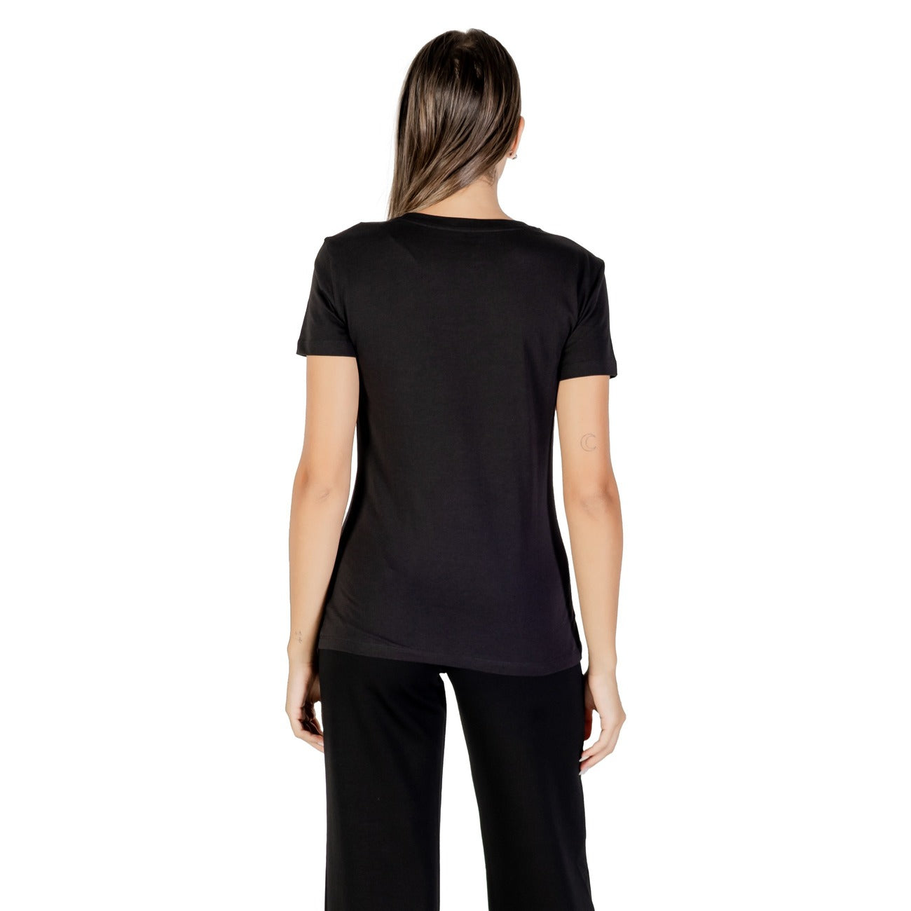 Armani Exchange T-shirt Dames Zwart