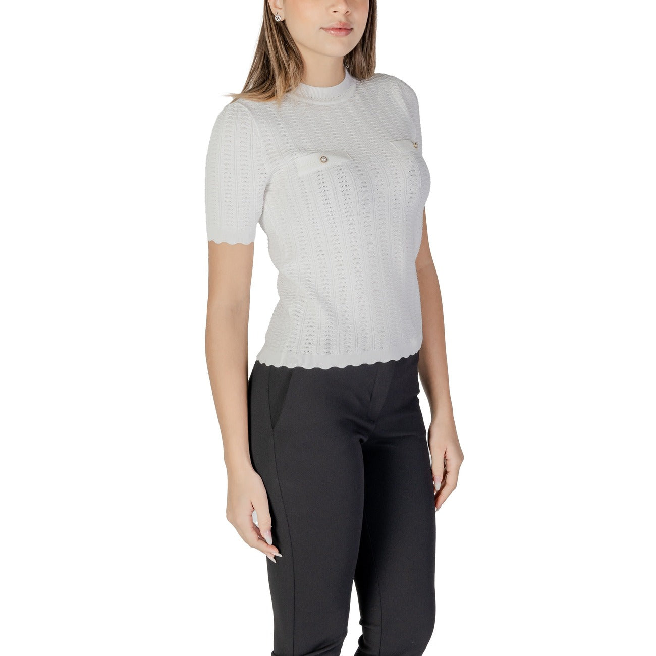 Morgan De Toi T-shirt Dames Wit