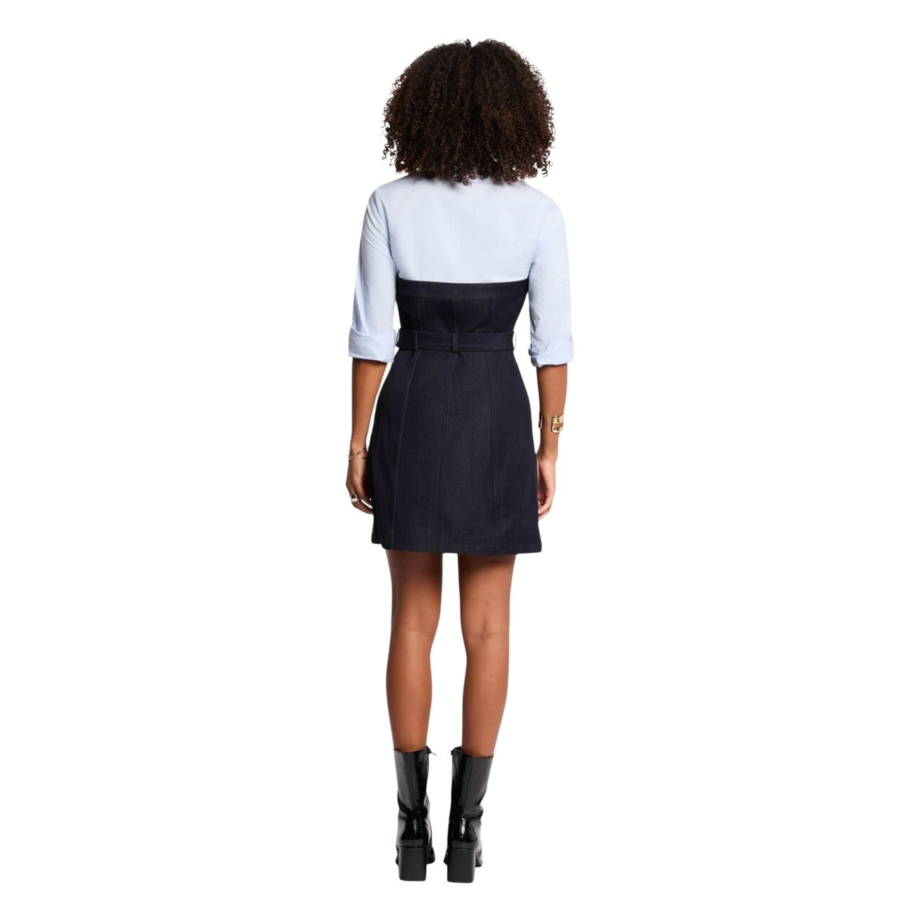 Morgan De Toi Elegante Jurk Dames Blauw
