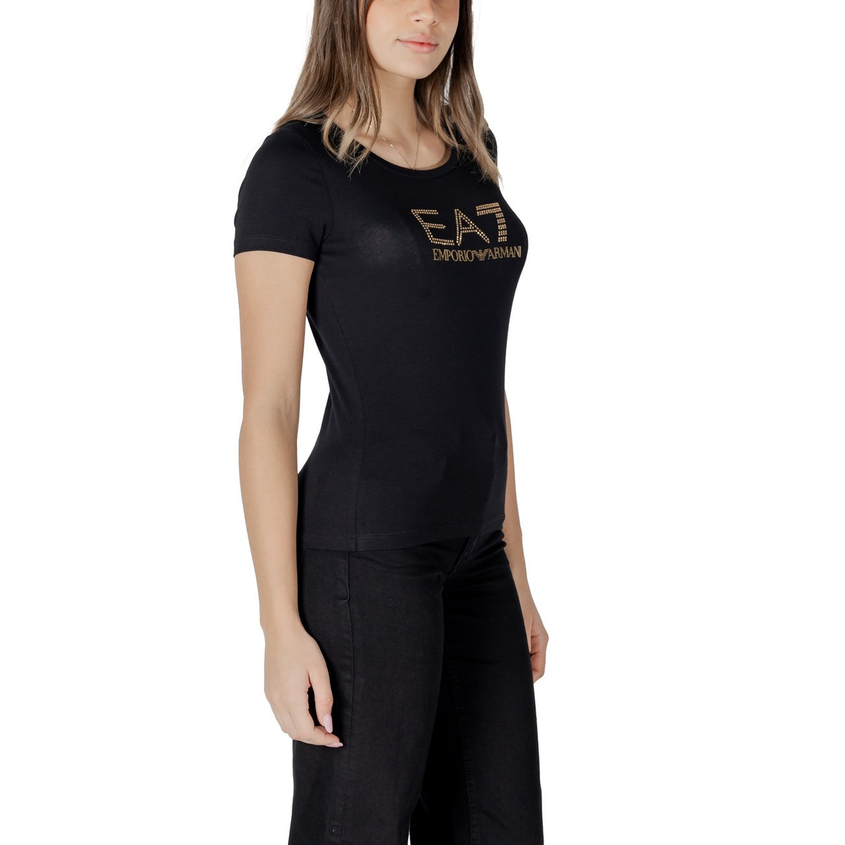 EA7 T-shirt Dames Zwart
