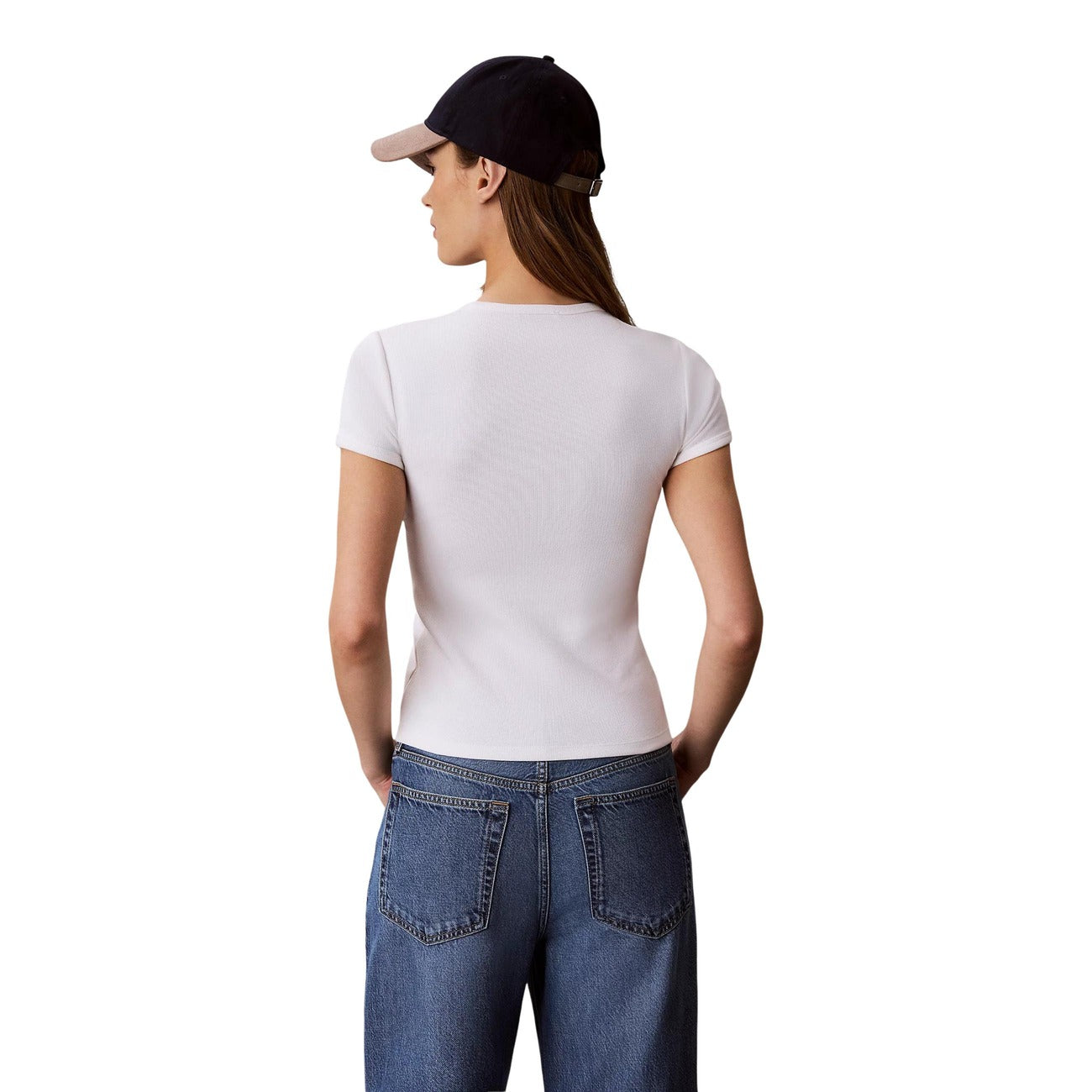 Calvin Klein Jeans T-shirt Dames Wit