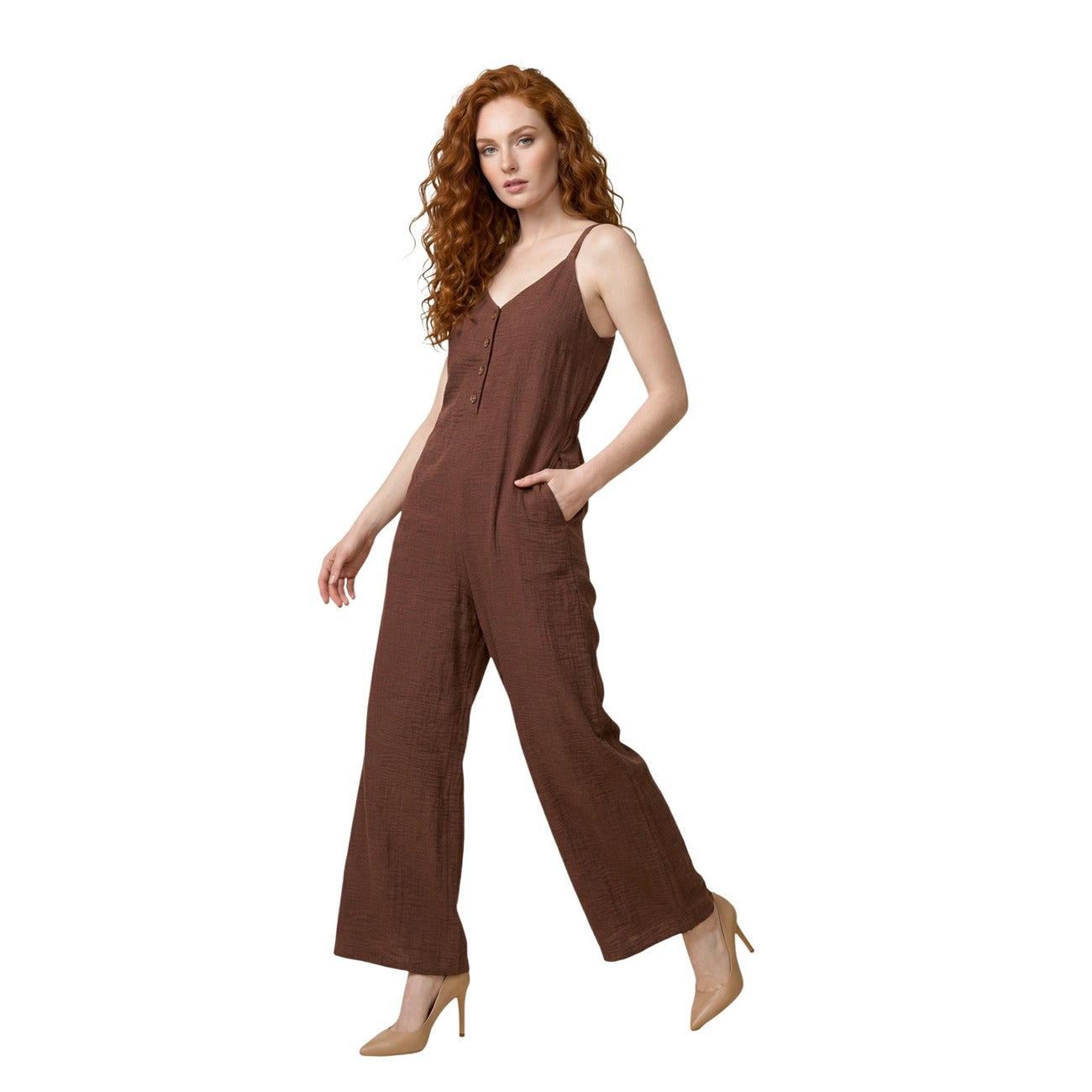 Artigli Jumpsuit Dames Bruin