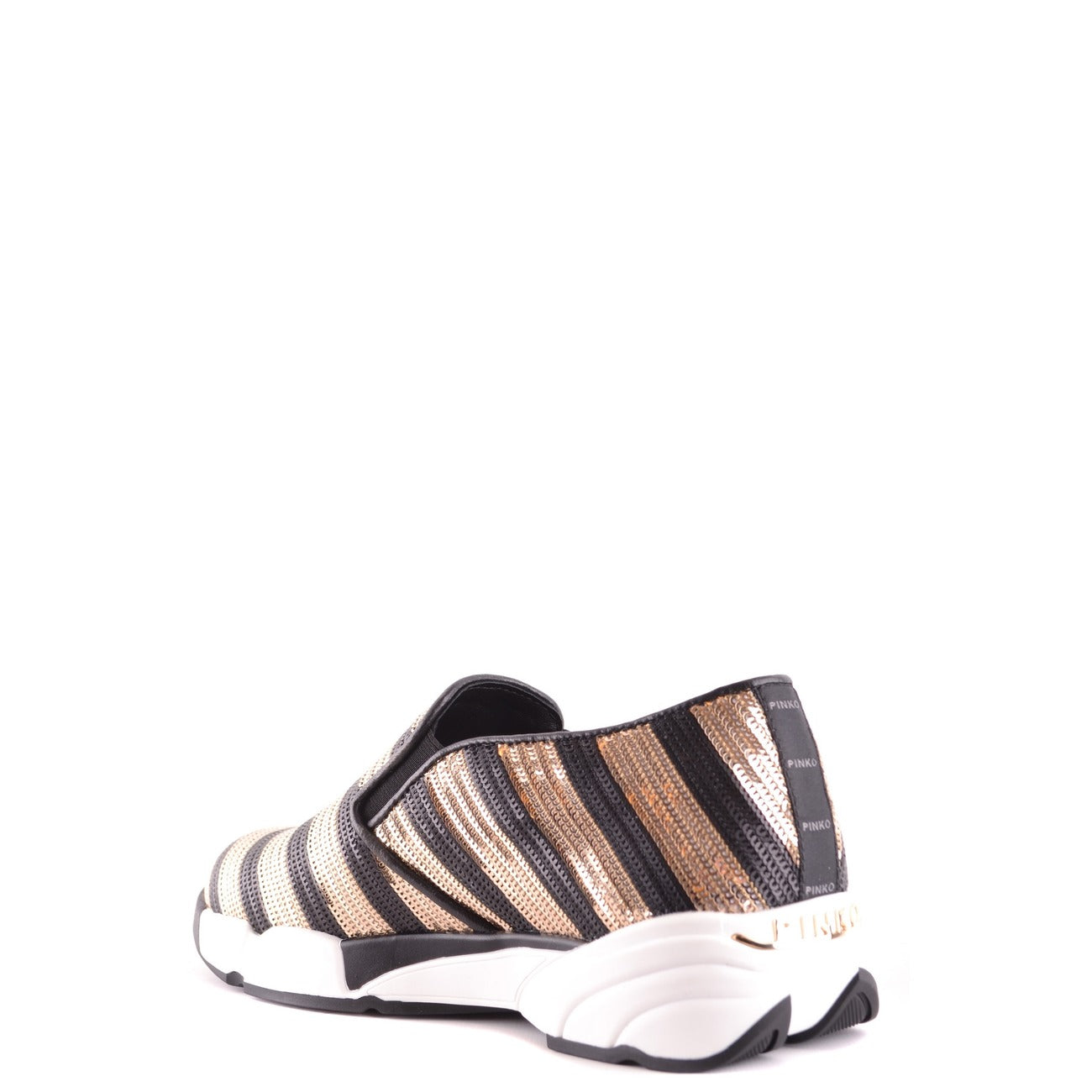 Pinko Sneakers Dames Zwart Gestreept