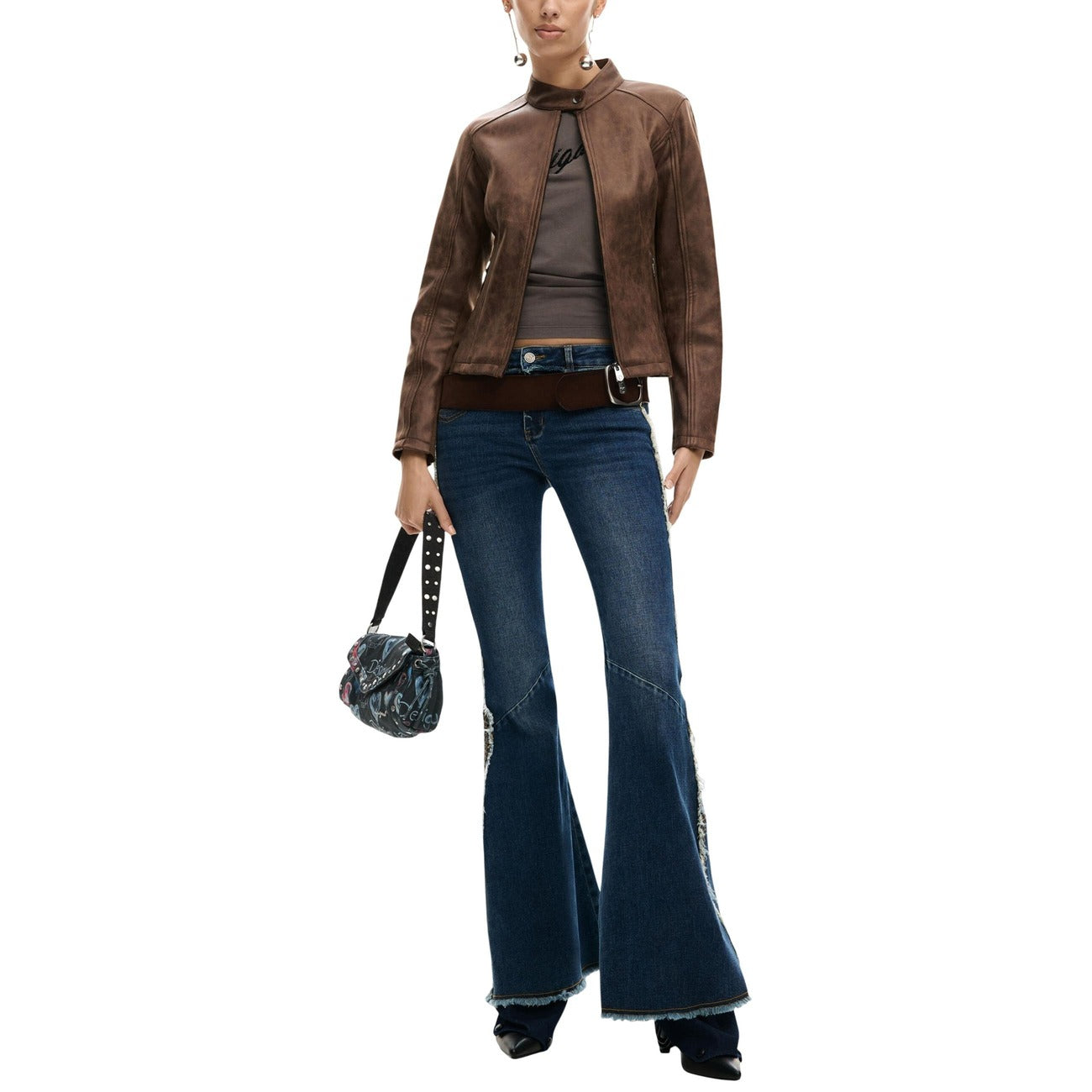 Desigual Jack Dames Bruin