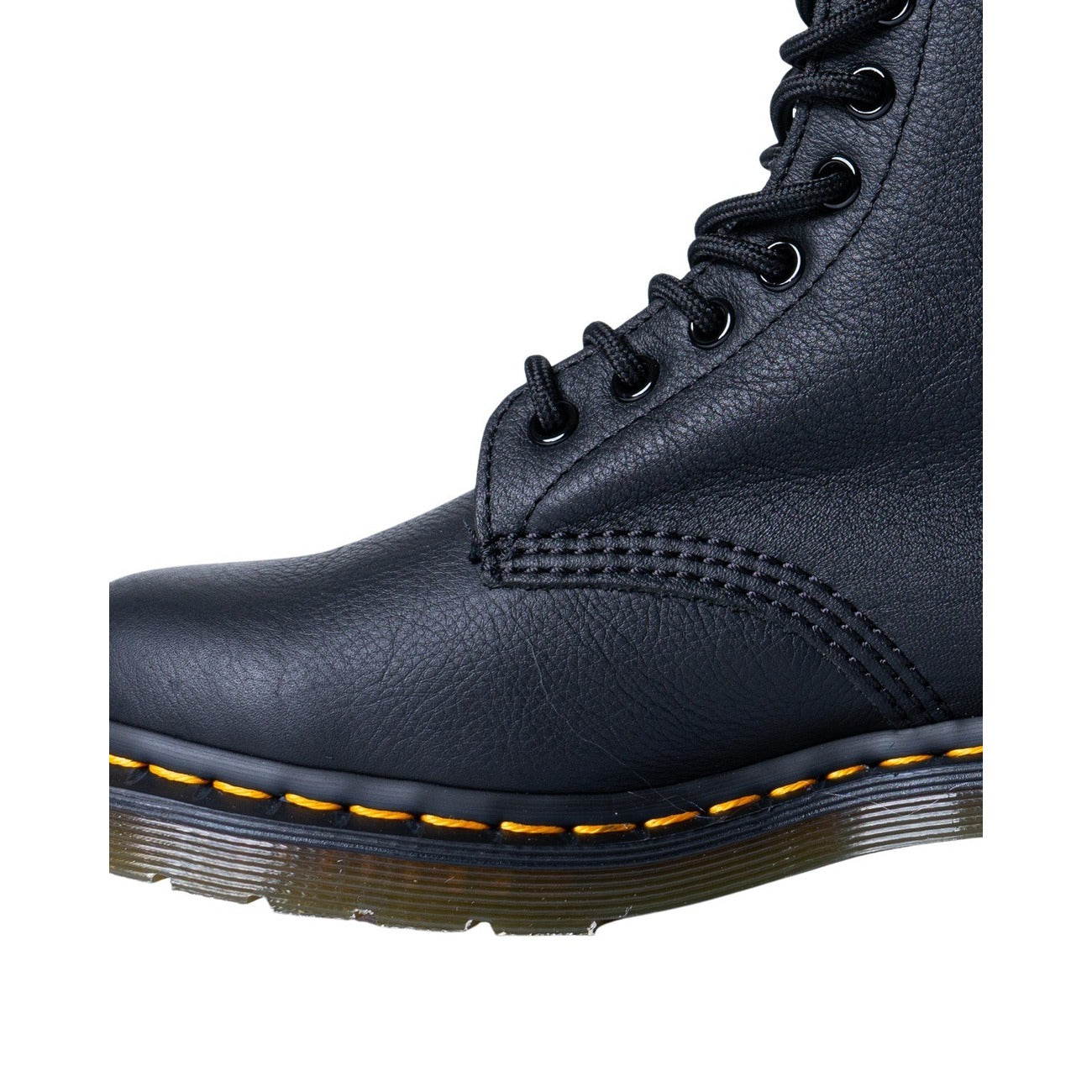 Dr. Martens Laarzen Dames Zwart – 100% Leer & Ronde Neus
