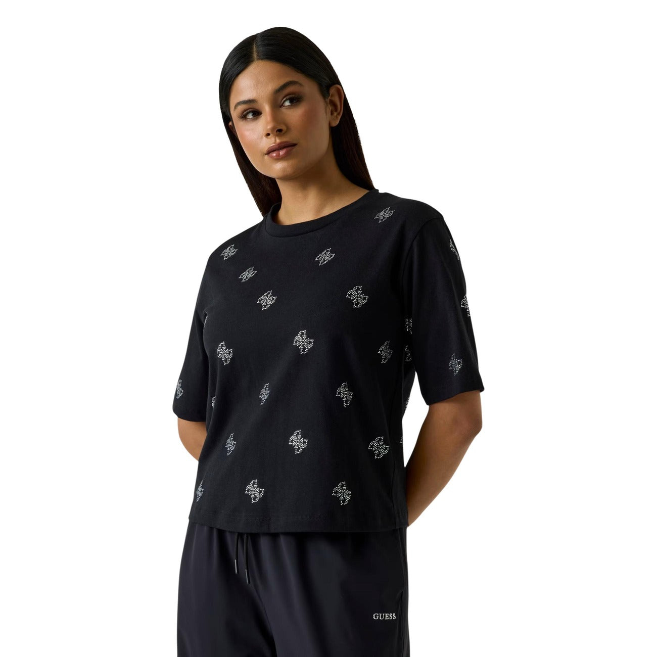 Guess T-shirt Dames Zwart