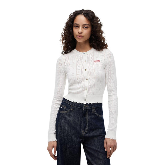 Tommy Hilfiger Jeans Cardigan Dames Wit