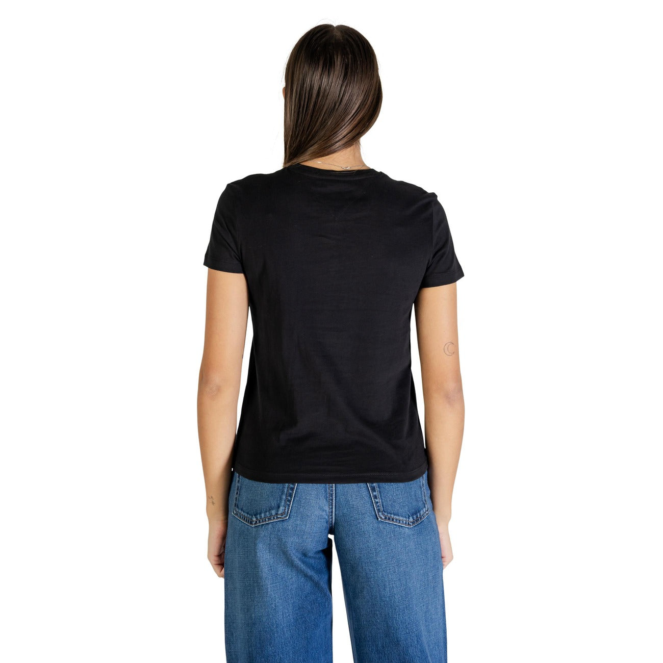 Tommy Hilfiger Jeans T-shirt Dames Zwart