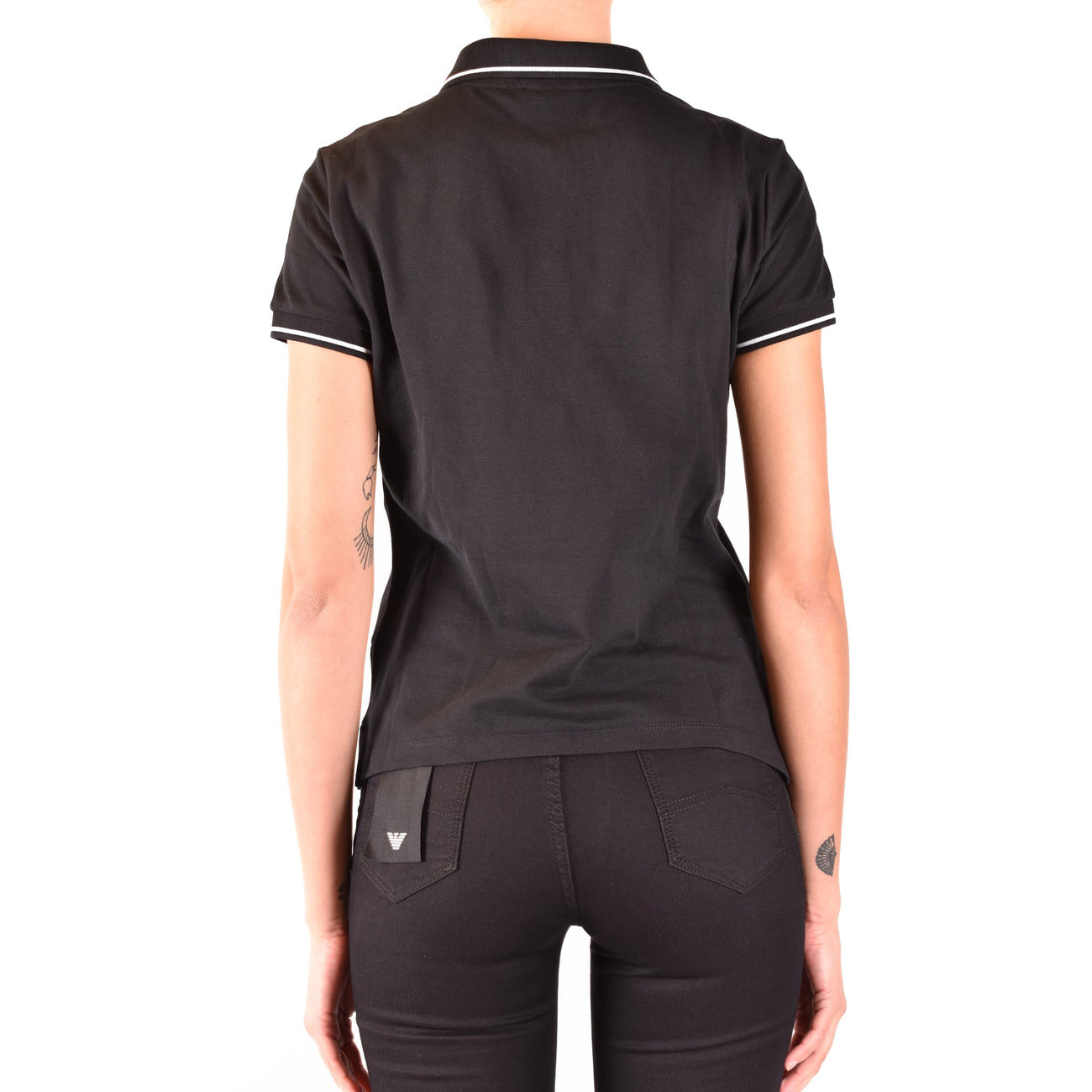 Emporio Armani Polo Dames Zwart