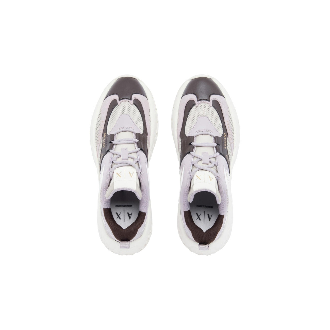Armani Exchange Sneakers Dames Lila
