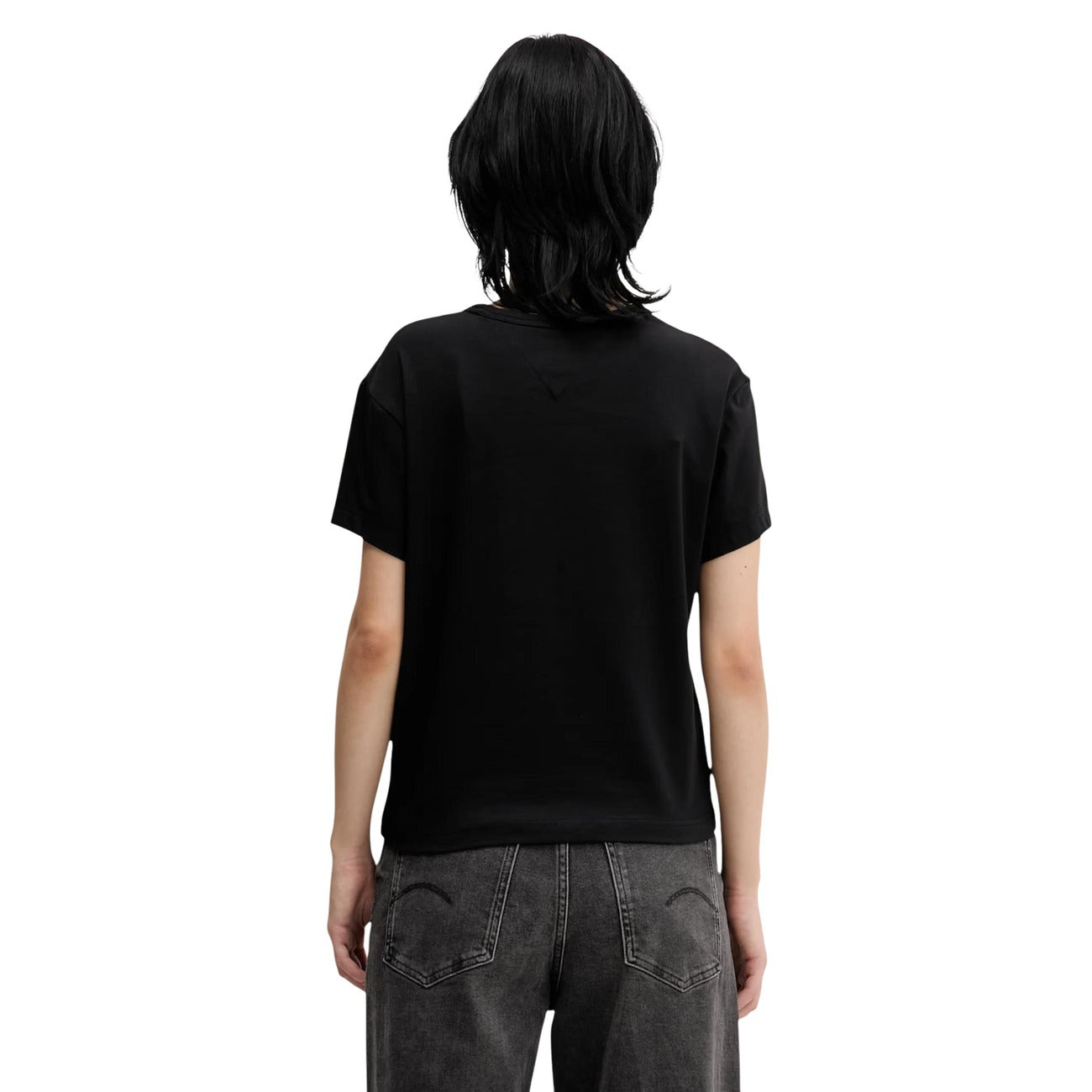Tommy Hilfiger Jeans T-shirt Dames Zwart