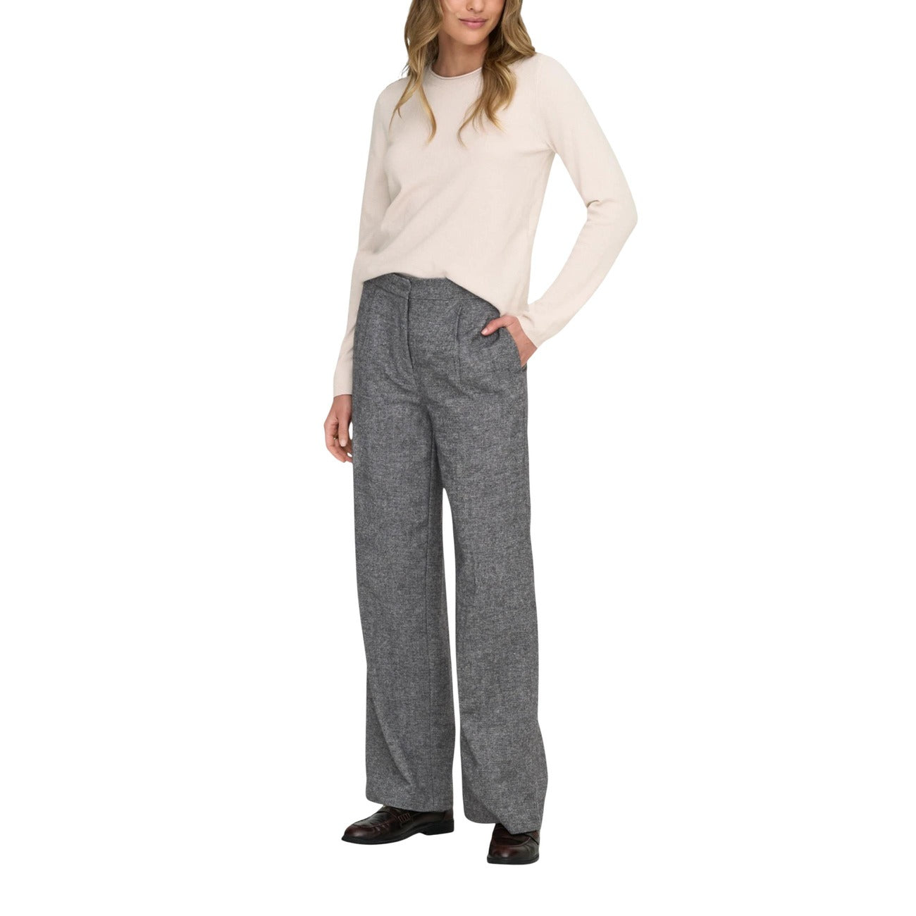 Only Broek Dames Beige