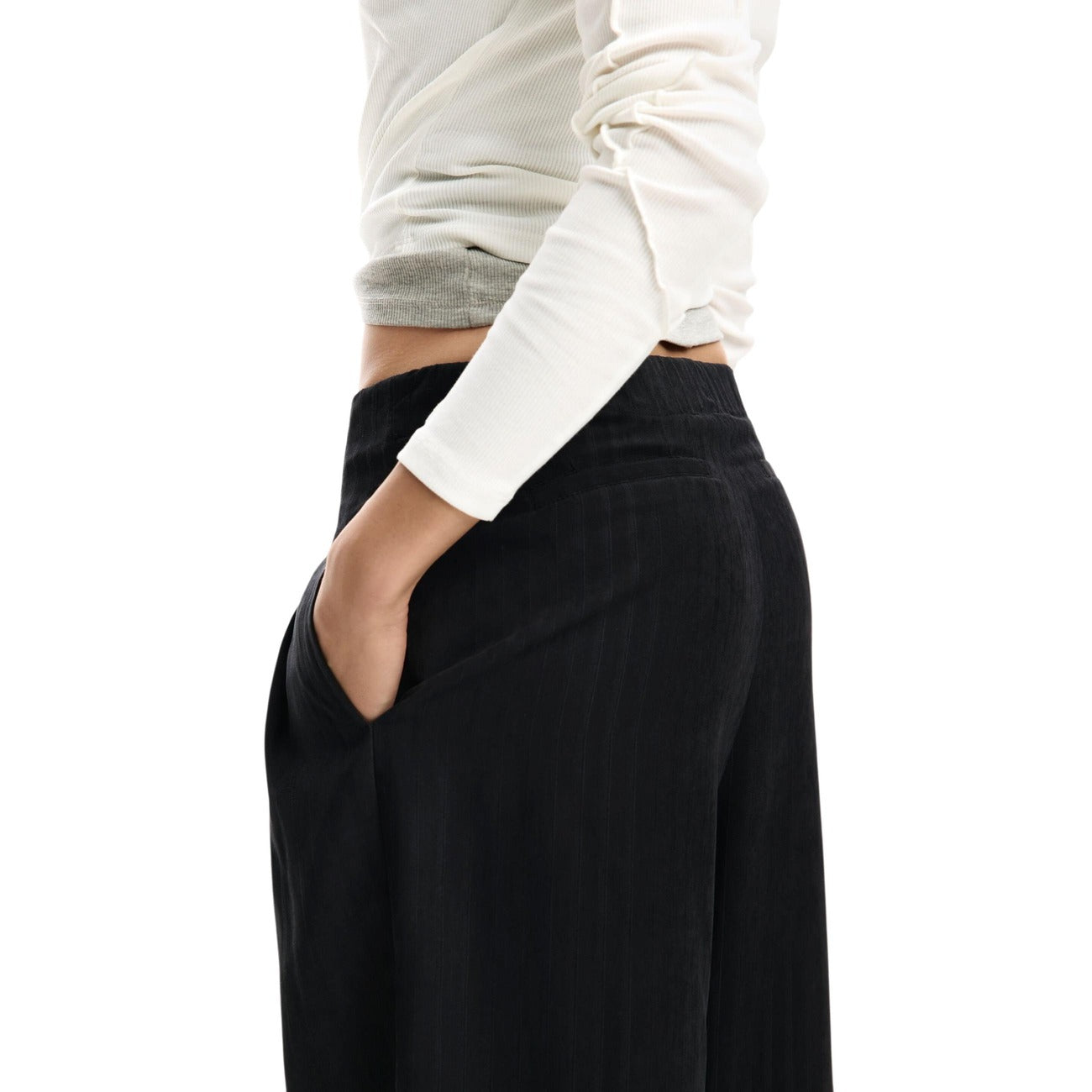Desigual Broek Dames Zwart