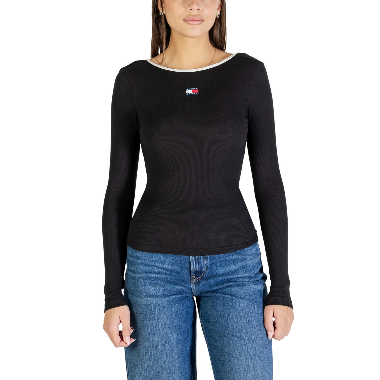 Tommy Hilfiger Jeans Trui Dames Zwart