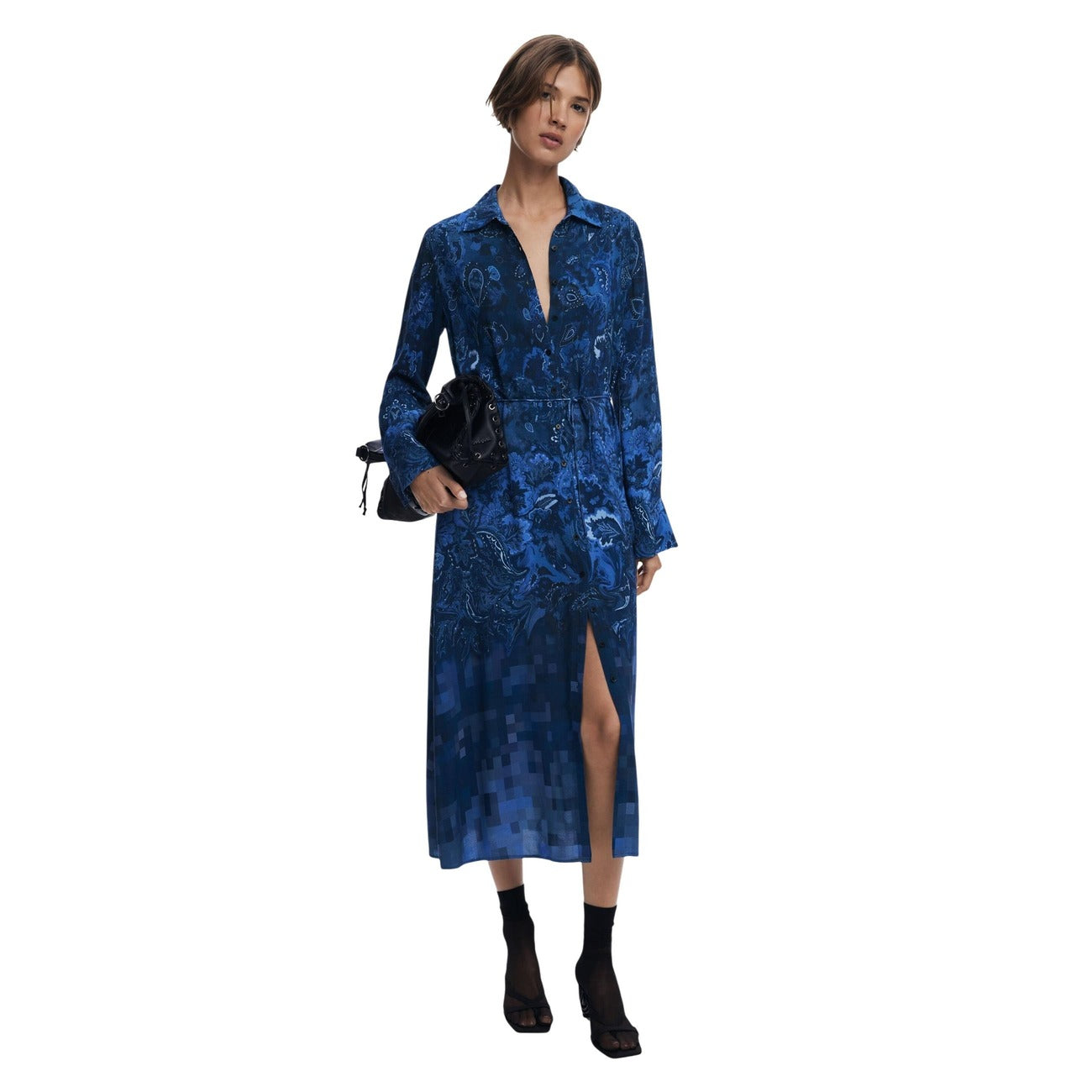 Desigual Maxi Jurk Dames Blauw
