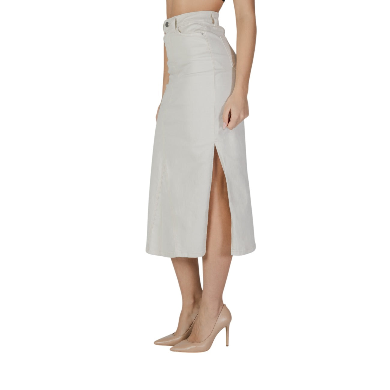 Vila Clothes Rok Dames Beige