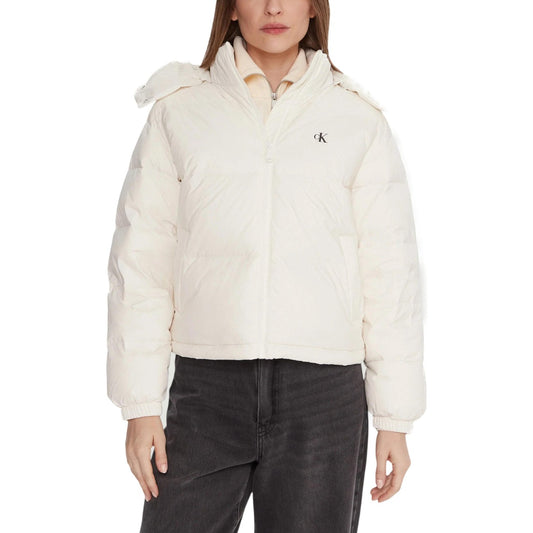 Calvin Klein Jeans Windjack Dames Zwart – Capuchon & 100% Polyamide
