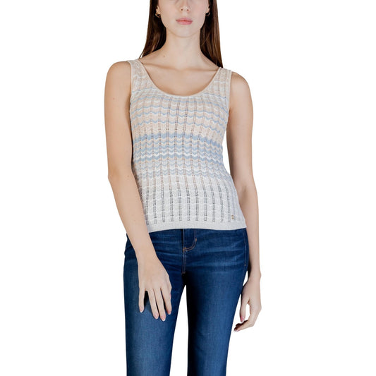 Guess Lurex Tanktop Dames Beige