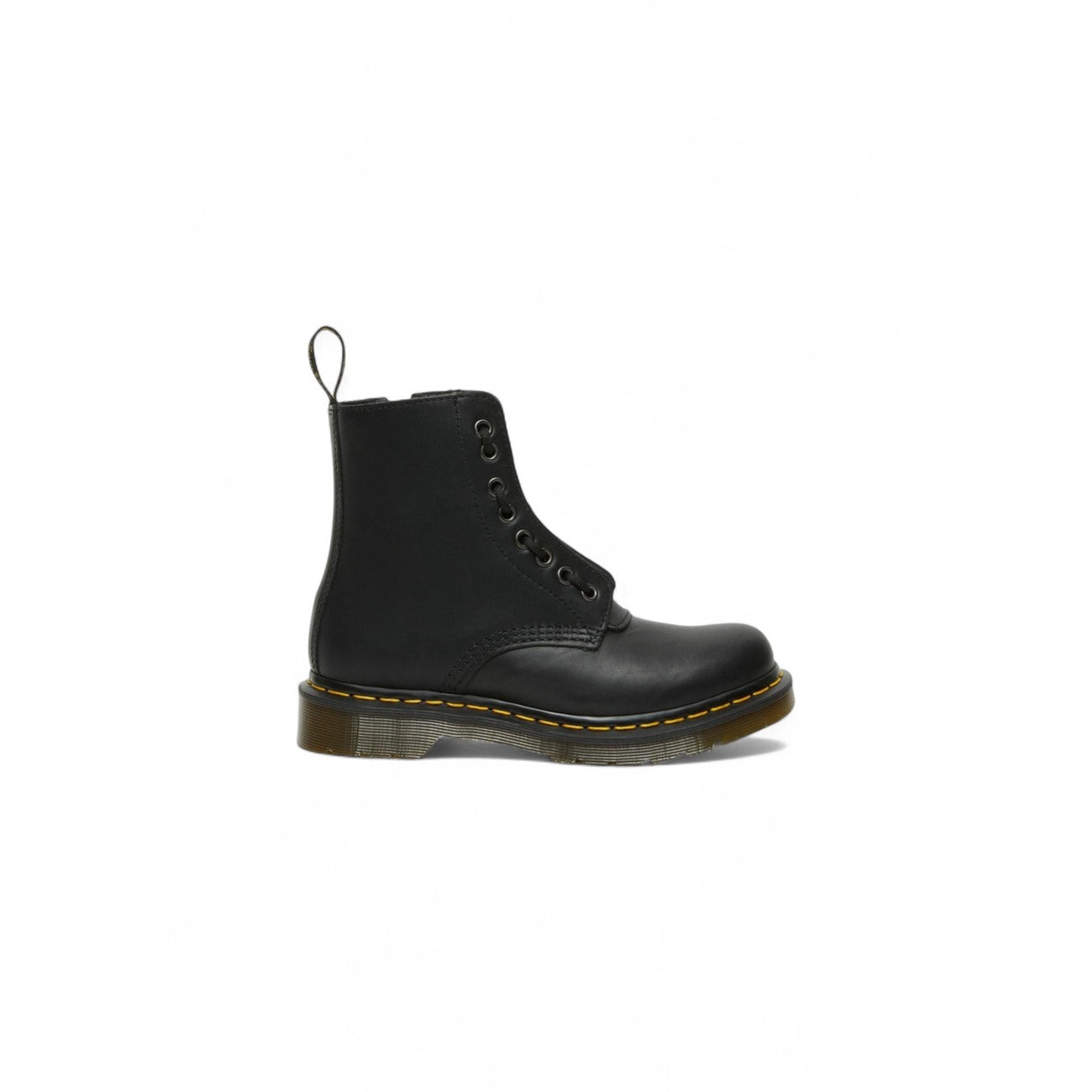 Dr. Martens Enkellaarsjes Dames Zwart Leer