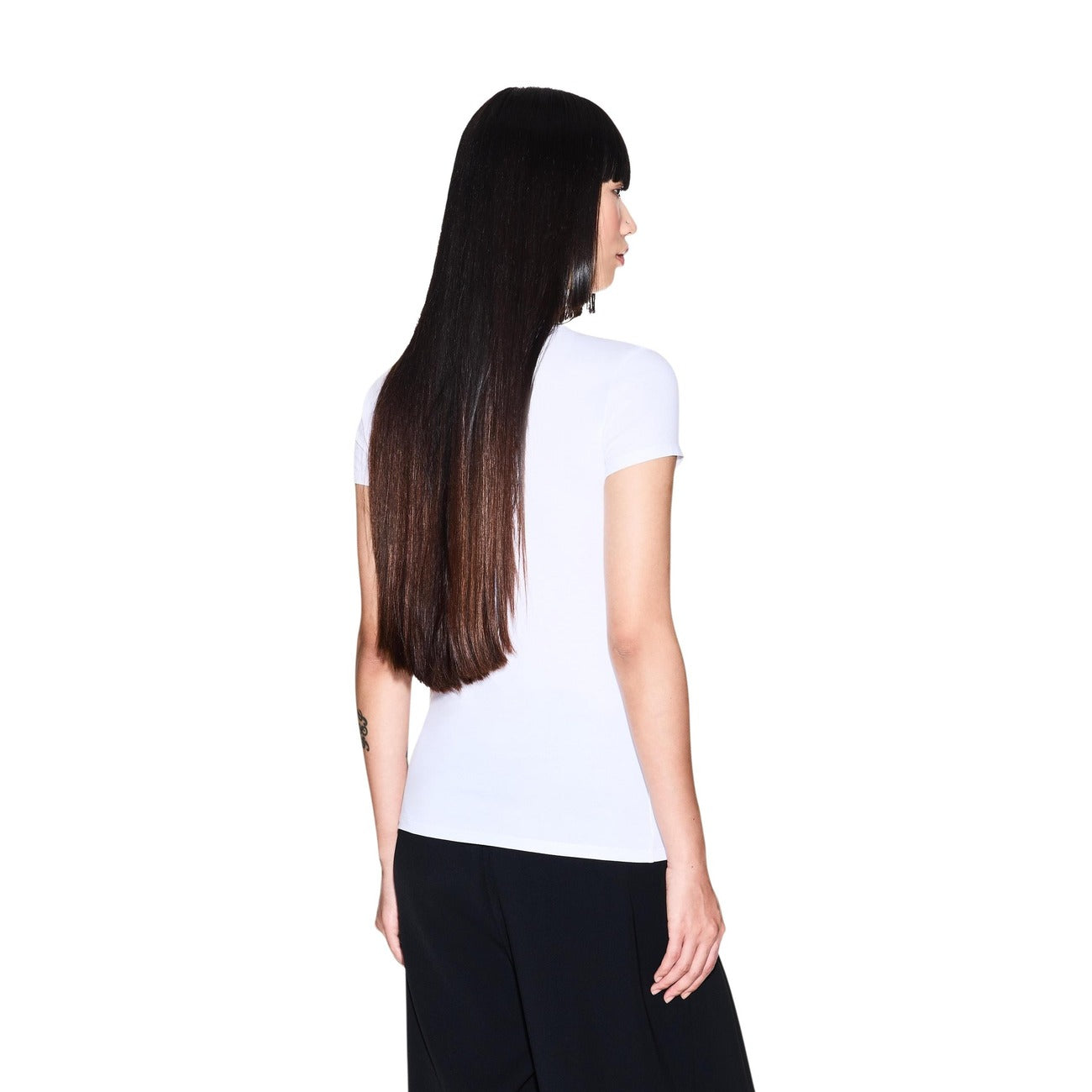 Armani Exchange T-shirt Dames Wit