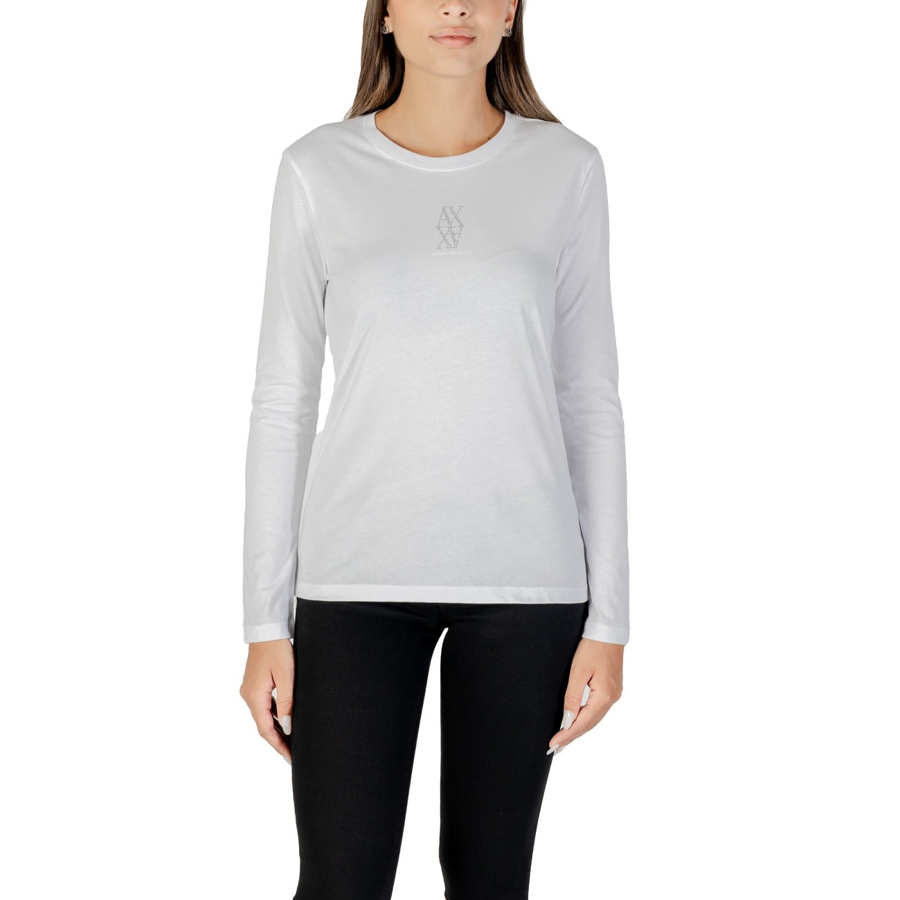 Armani Exchange T-shirt Dames Zwart