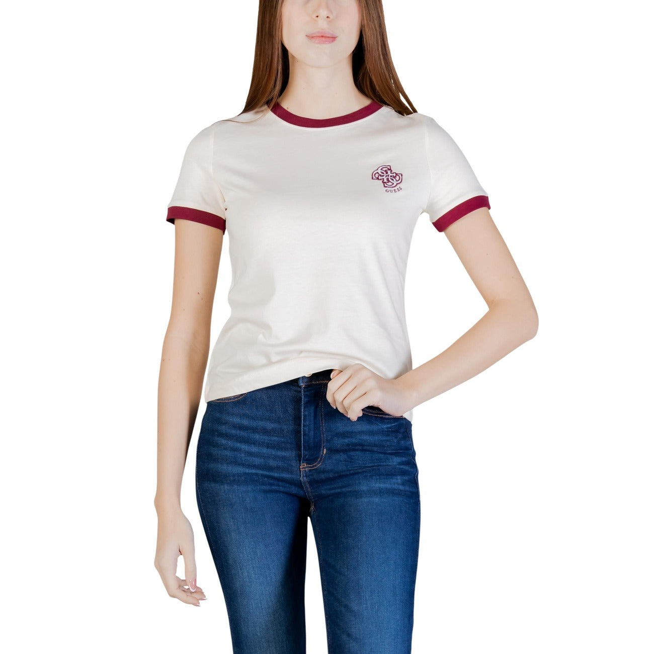Guess Active T-shirt Dames Beige