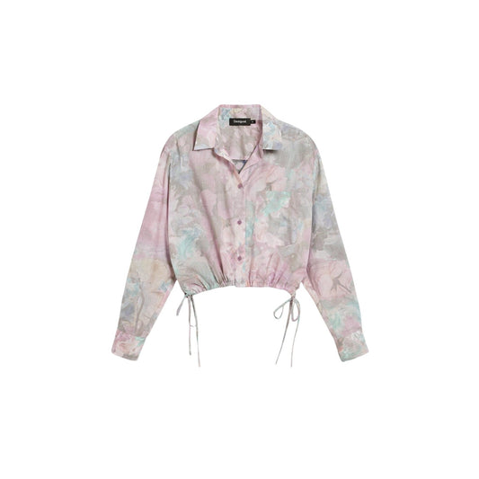 Desigual Bloemen Blouse Dames Roze