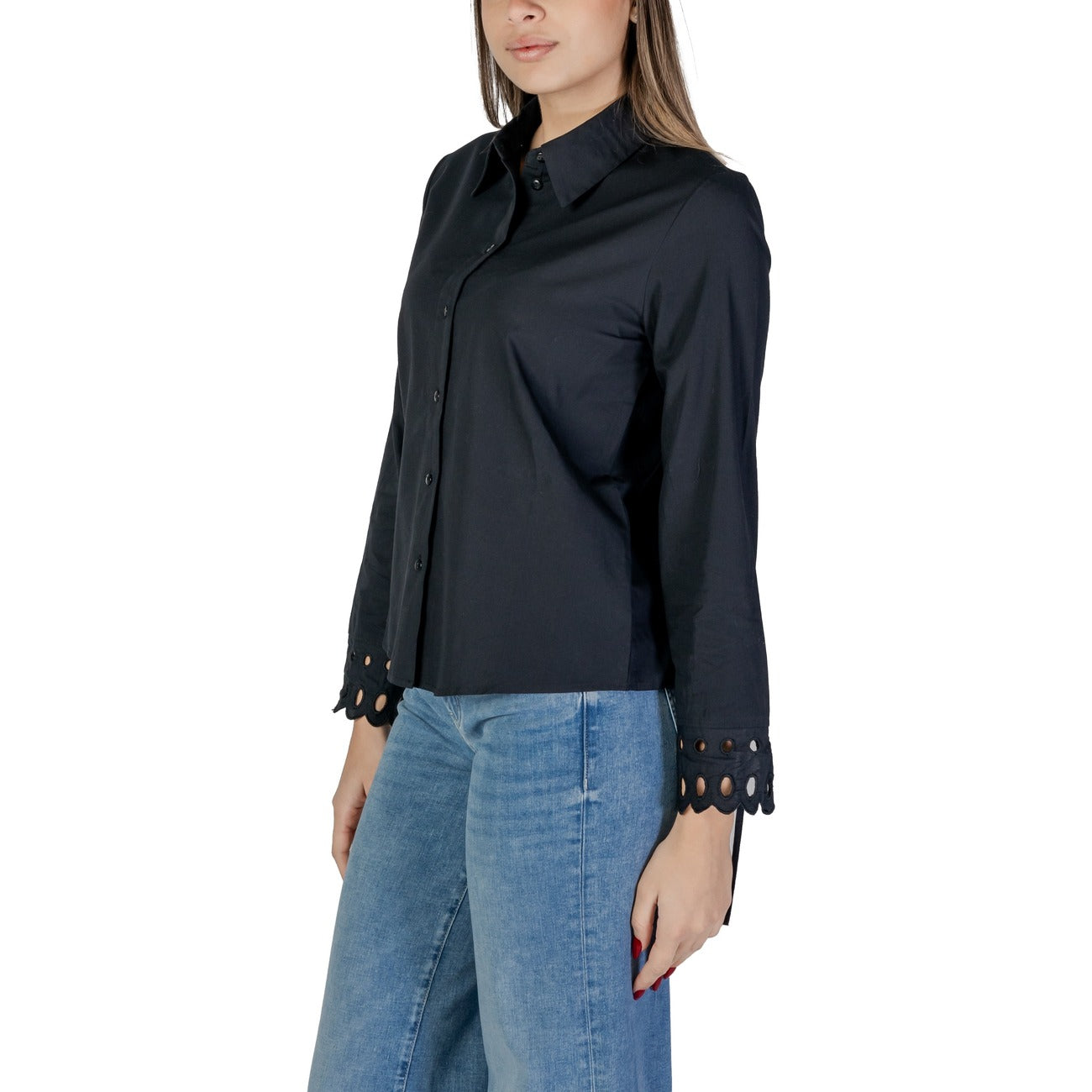 Jacqueline De Yong Shirt Dames Zwart