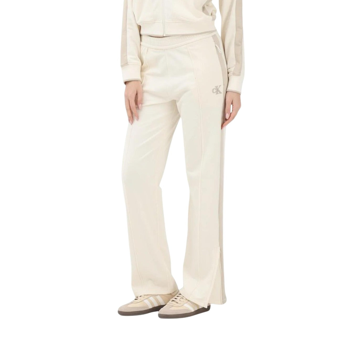 Calvin Klein Jeans Broek Dames Beige
