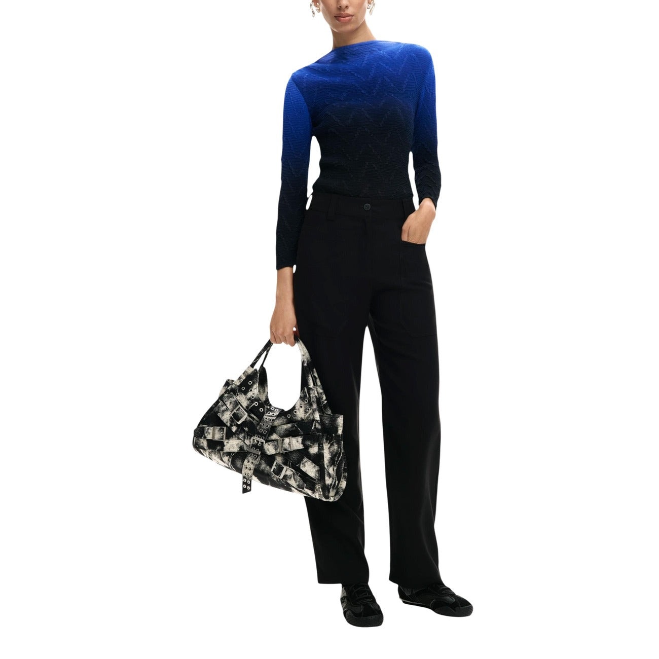 Desigual Broek Dames Zwart