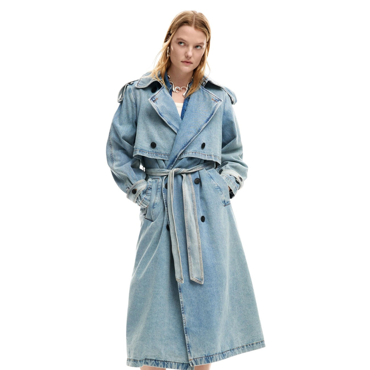 Desigual Jack Dames Lichtblauw