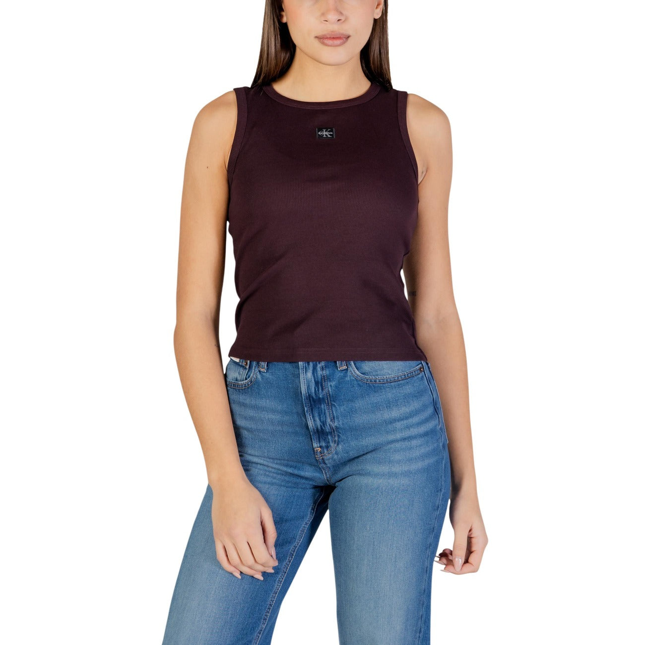 Calvin Klein Jeans Mouwloze Top Dames Bruin