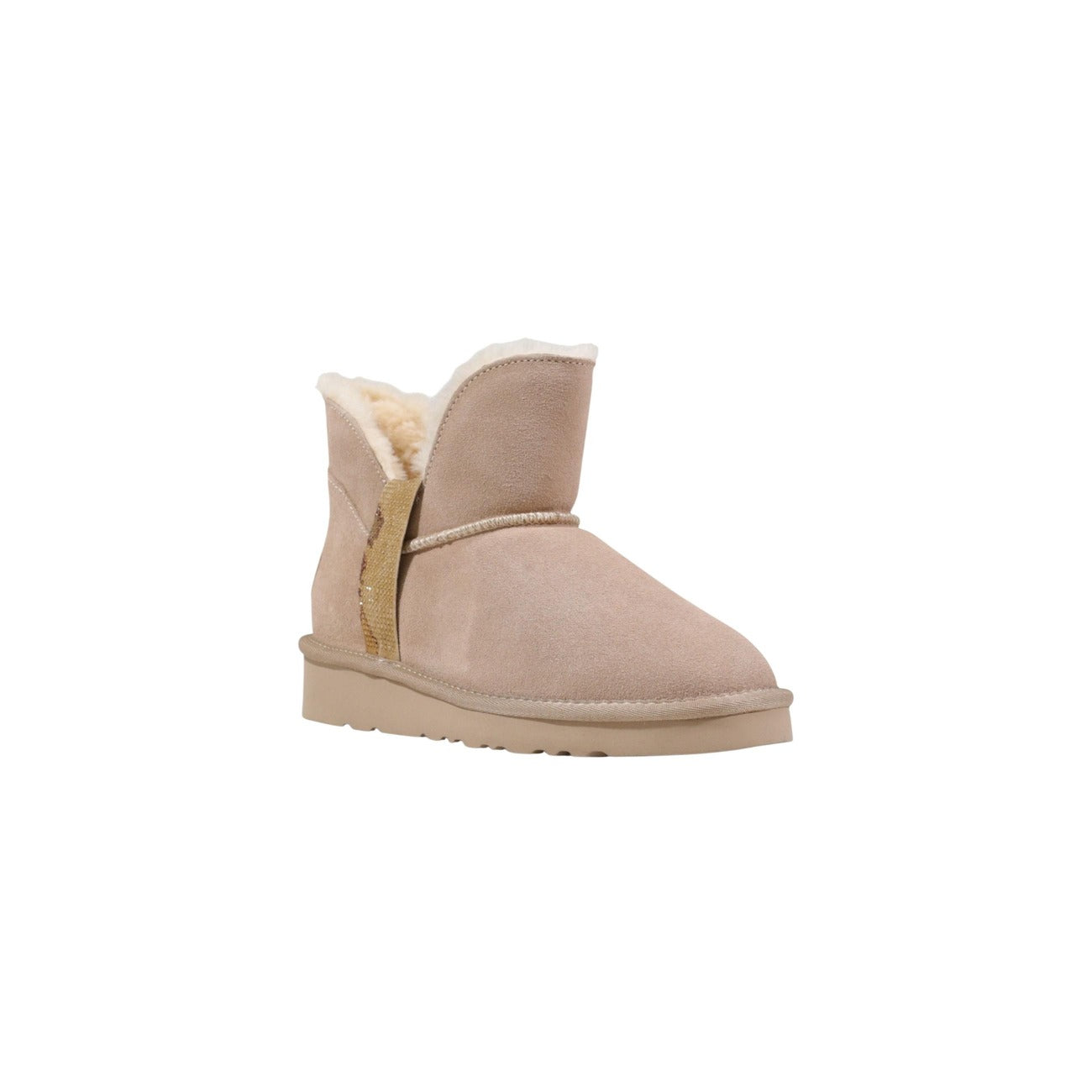 Alviero Martini Prima Classe Enkellaarsjes Dames Beige – 95% Leer