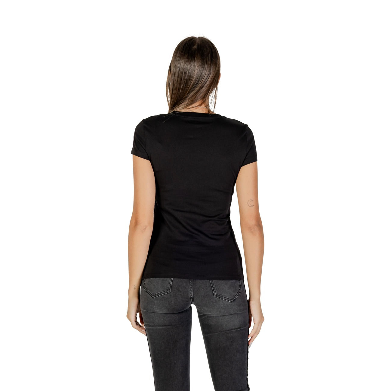 Armani Exchange T-shirt Dames Zwart
