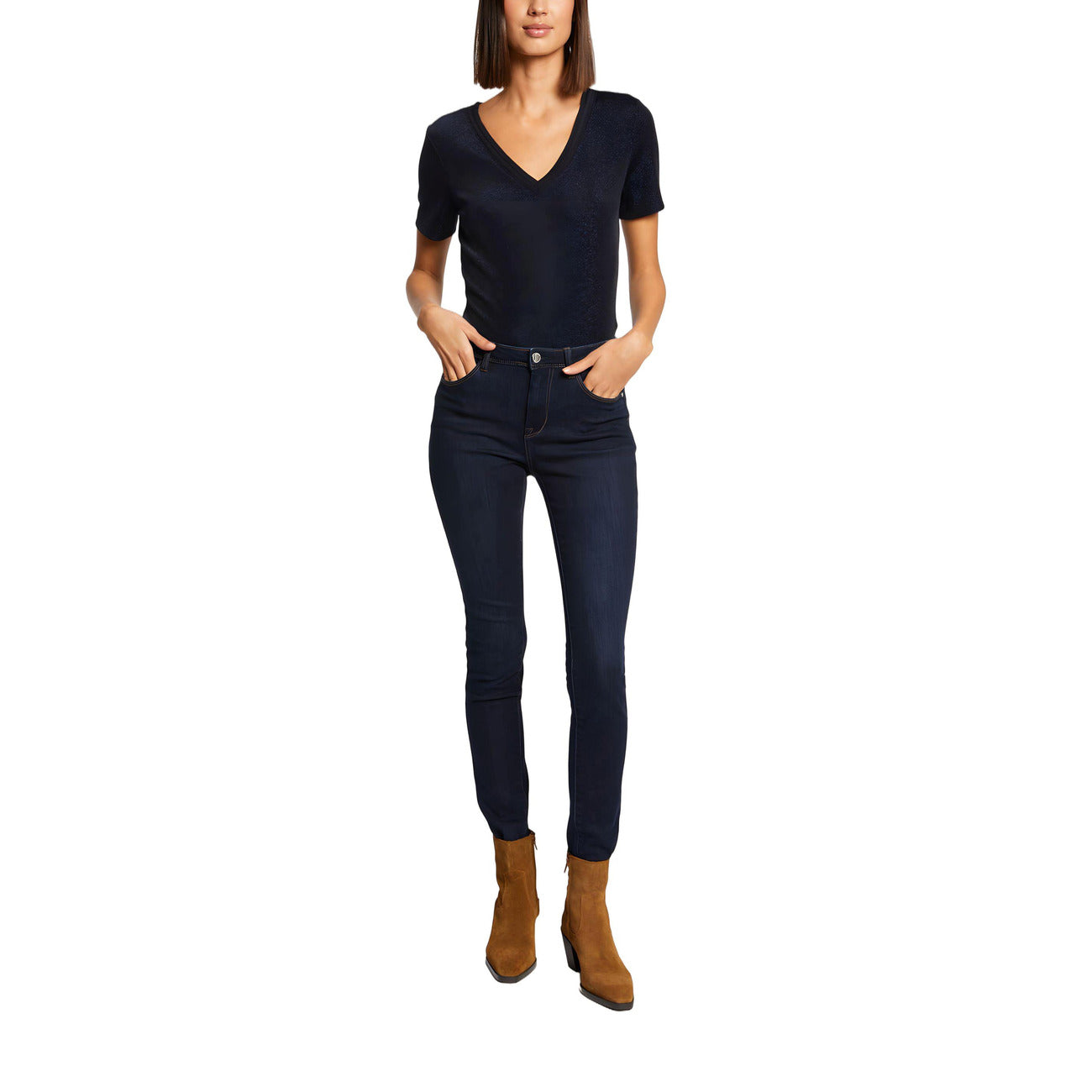 Morgan De Toi T-shirt Dames Blauw