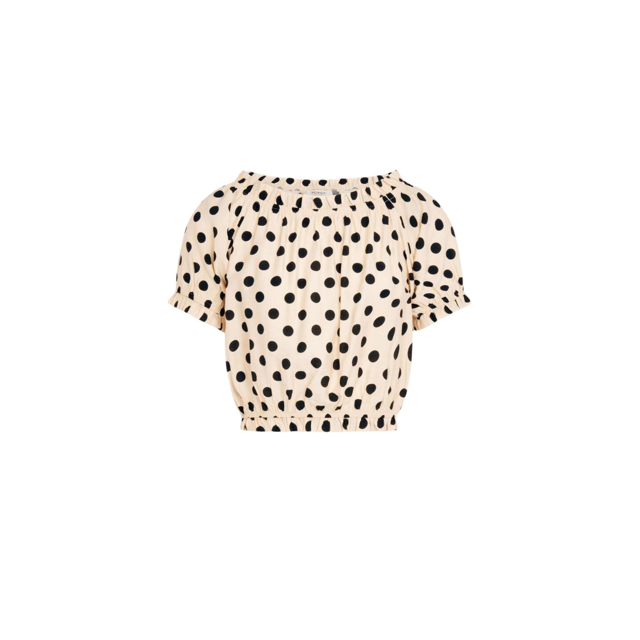Morgan De Toi Polkadot Blouse Dames Beige