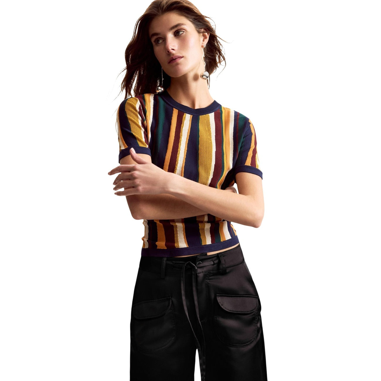 Desigual T-shirt Dames Mosterd