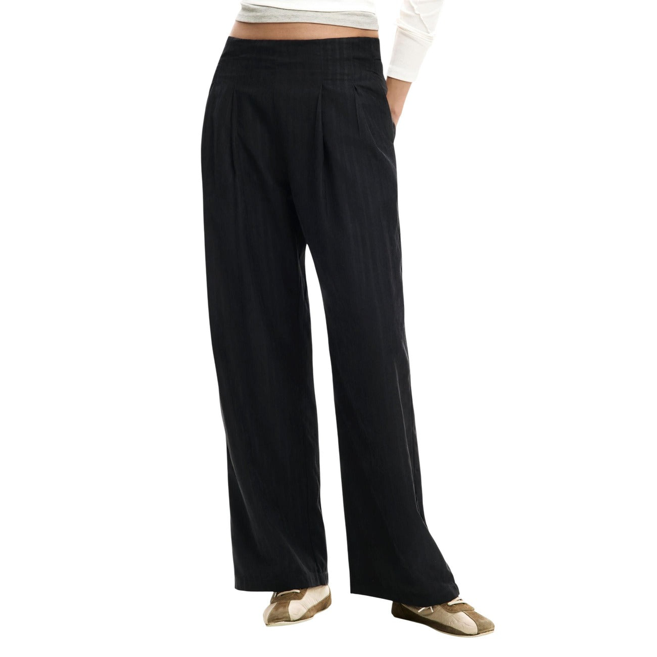 Desigual Broek Dames Zwart