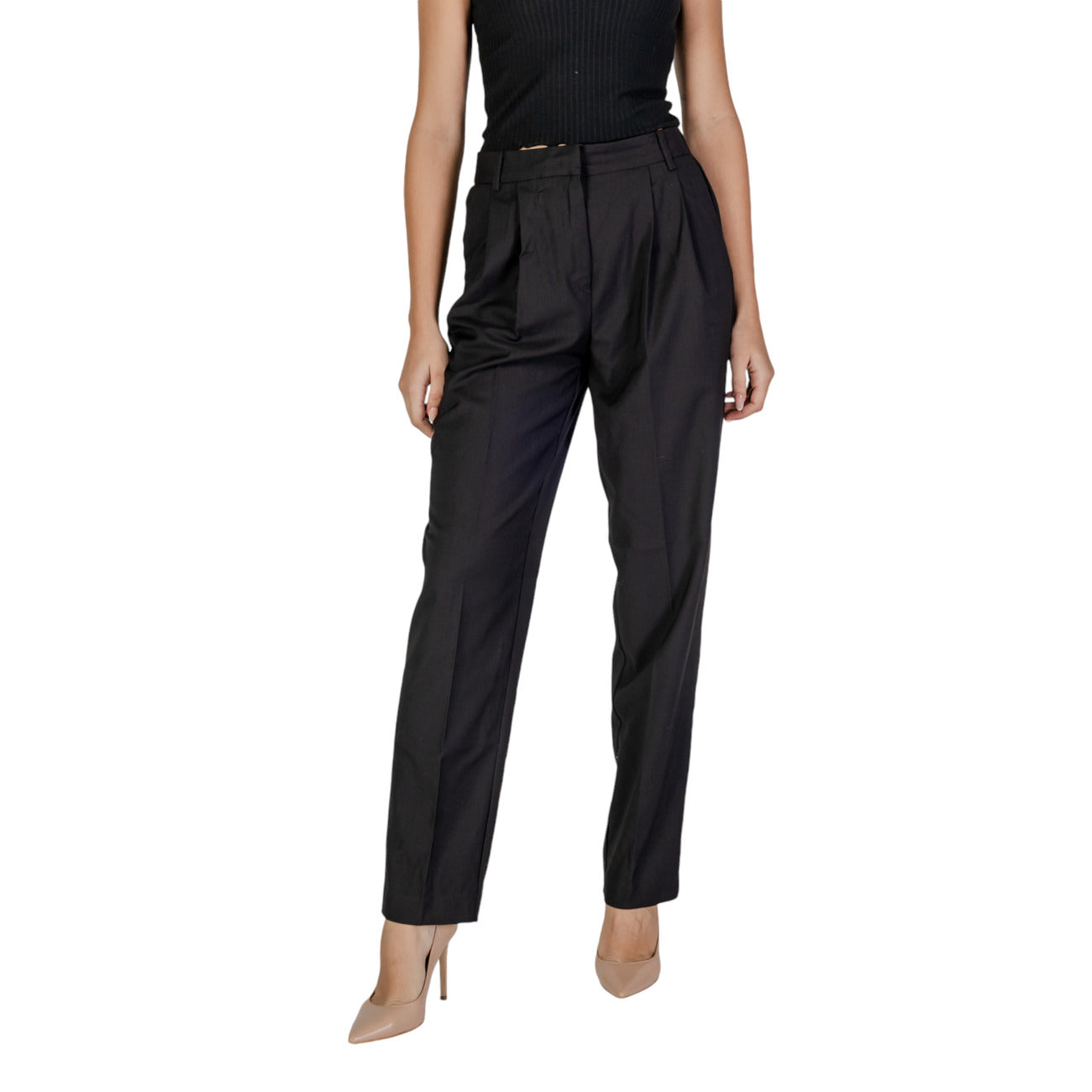 Vila Clothes Broek Dames Zwart