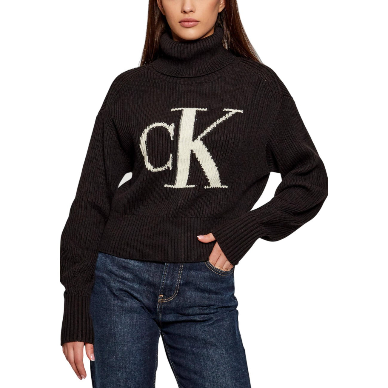 Calvin Klein Jeans Trui Dames Zwart
