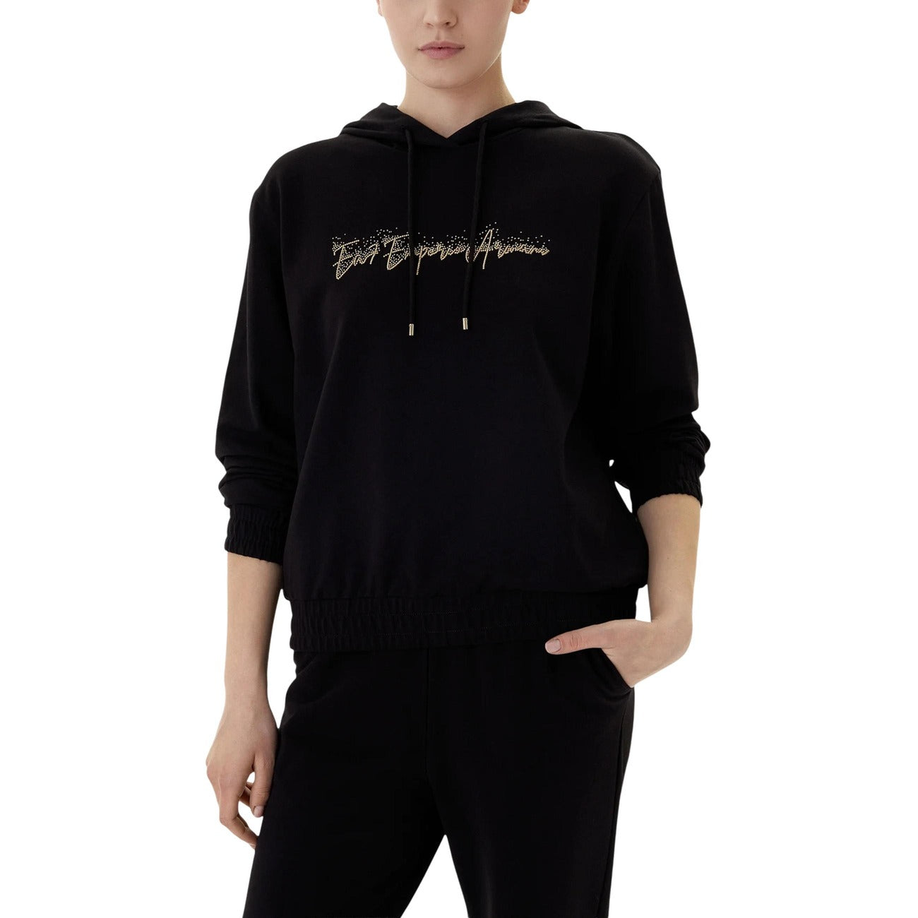 EA7 Emporio Armani Print Jumpsuit Dames Zwart