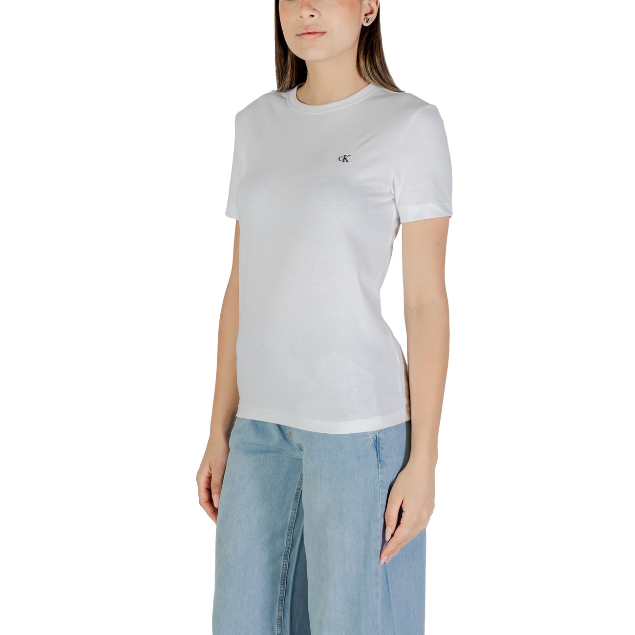 Calvin Klein Jeans T-shirt Dames Wit