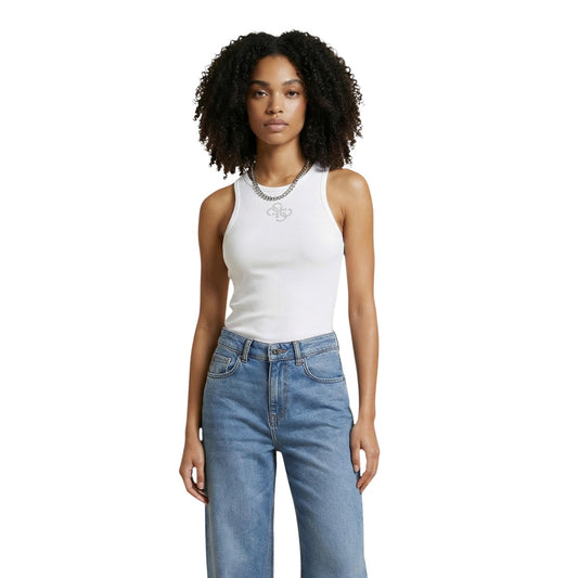 Guess Mouwloze Top Dames Zwart