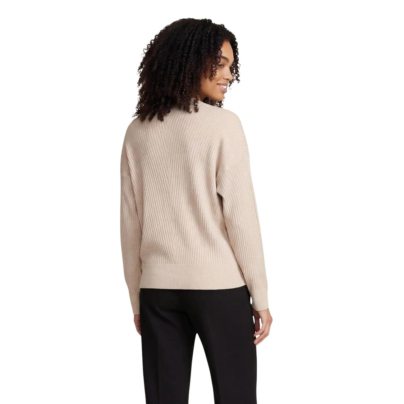 Liu Jo V-hals Trui Dames Beige