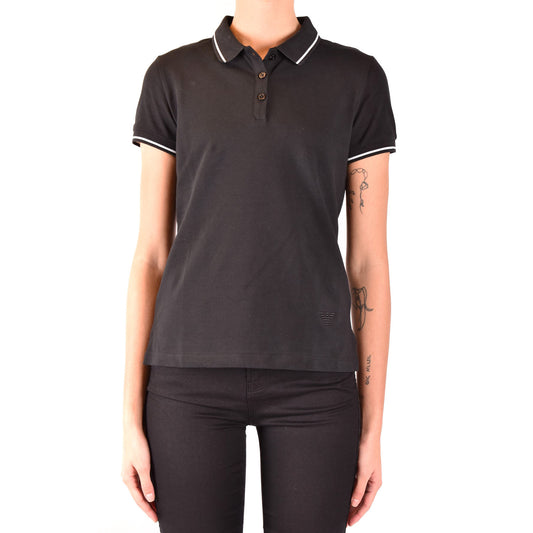 Emporio Armani Polo Dames Zwart